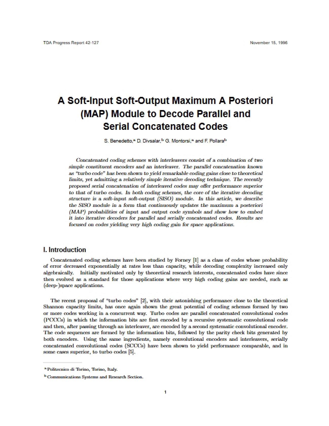 Maximum A Posteriori with Soft-Input Soft-Output