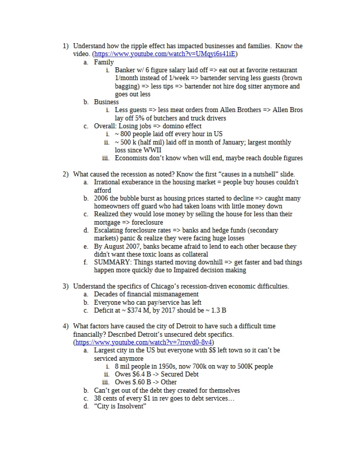 Class Session Notes