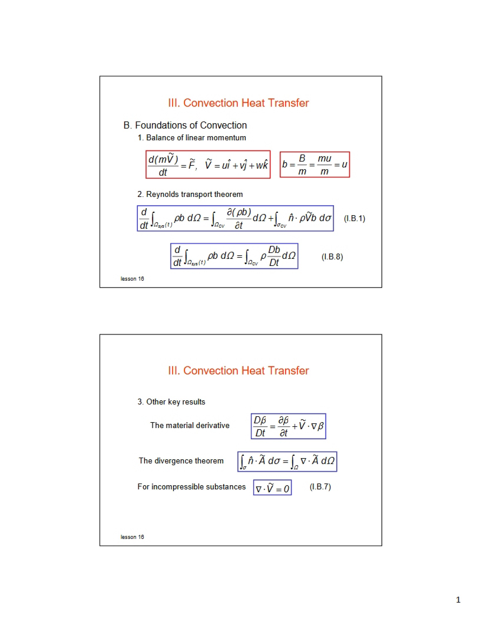 Heat Transfer via Convection