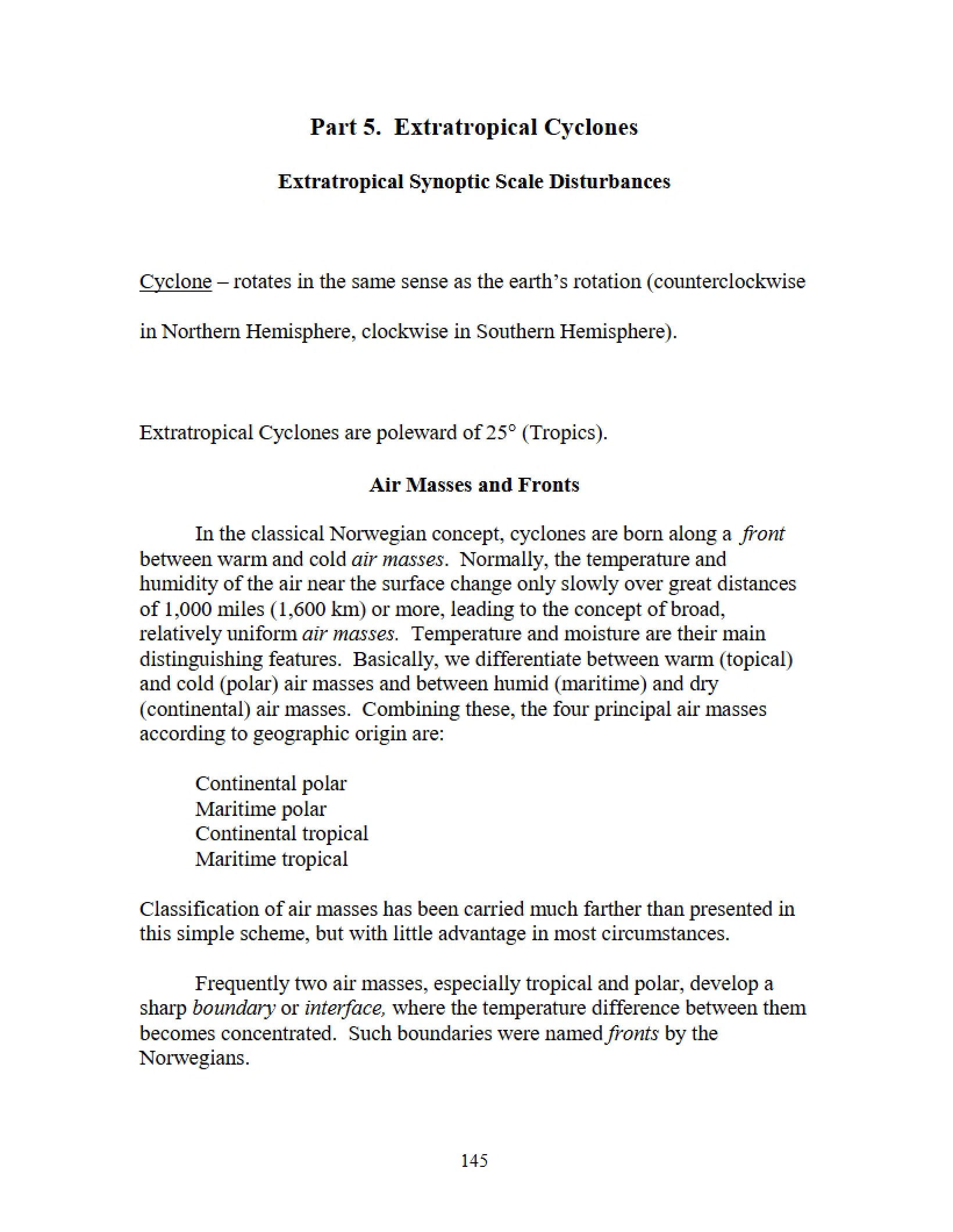 Extratropical Cyclones Part 5