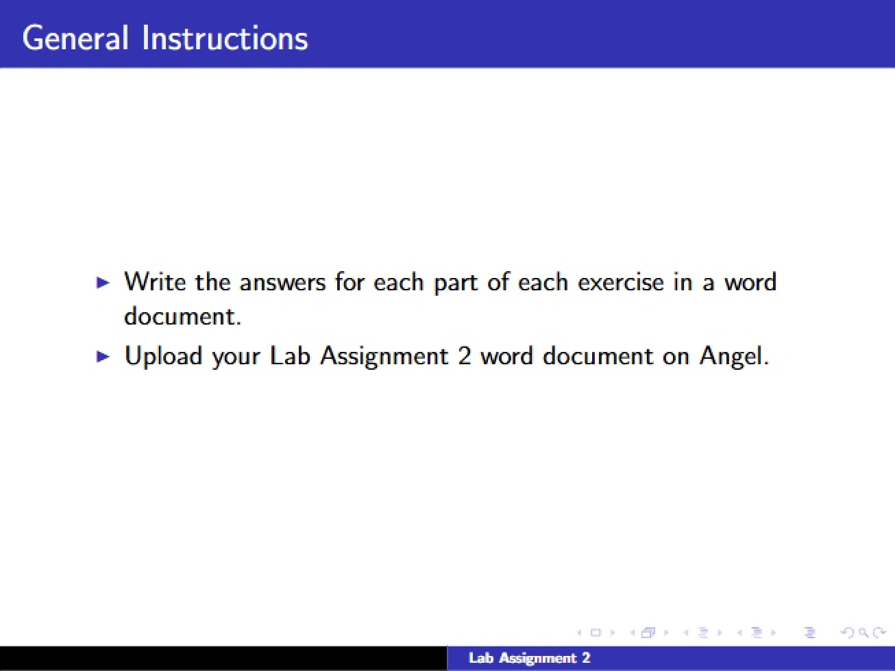 Assignment 2 Lab