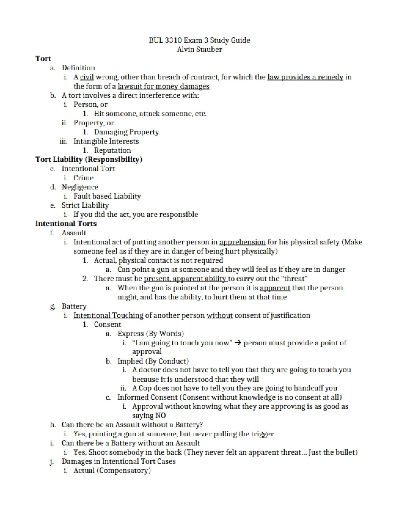 Preparation Guide for Third Examination