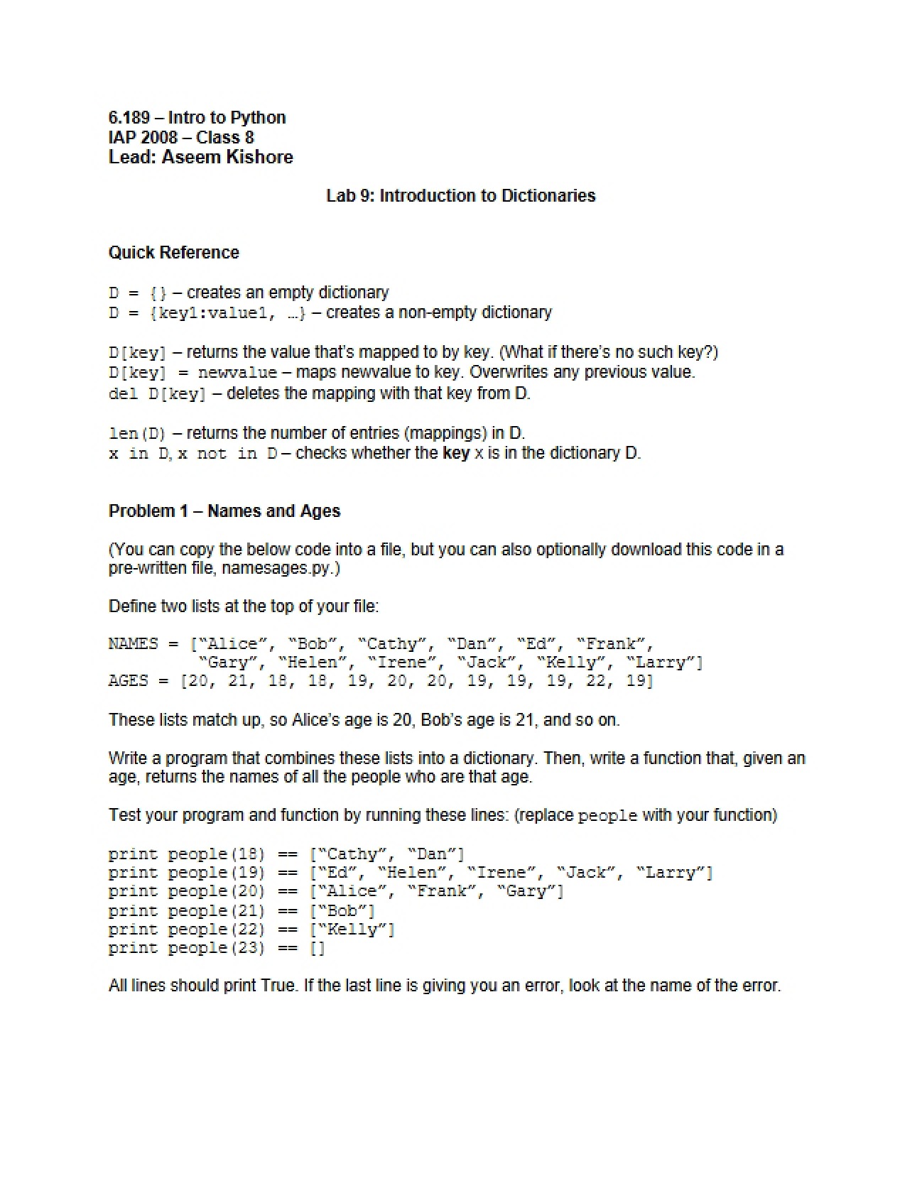 Dictionaries in Python: An Introduction