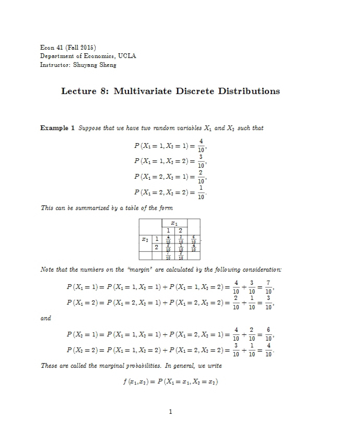 Lecture 8 Notes