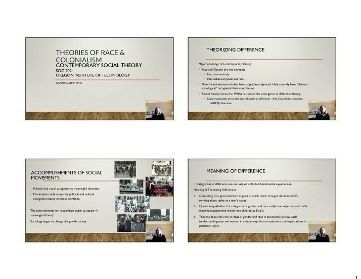 Week 8, Chapter 9 - Race and Colonization