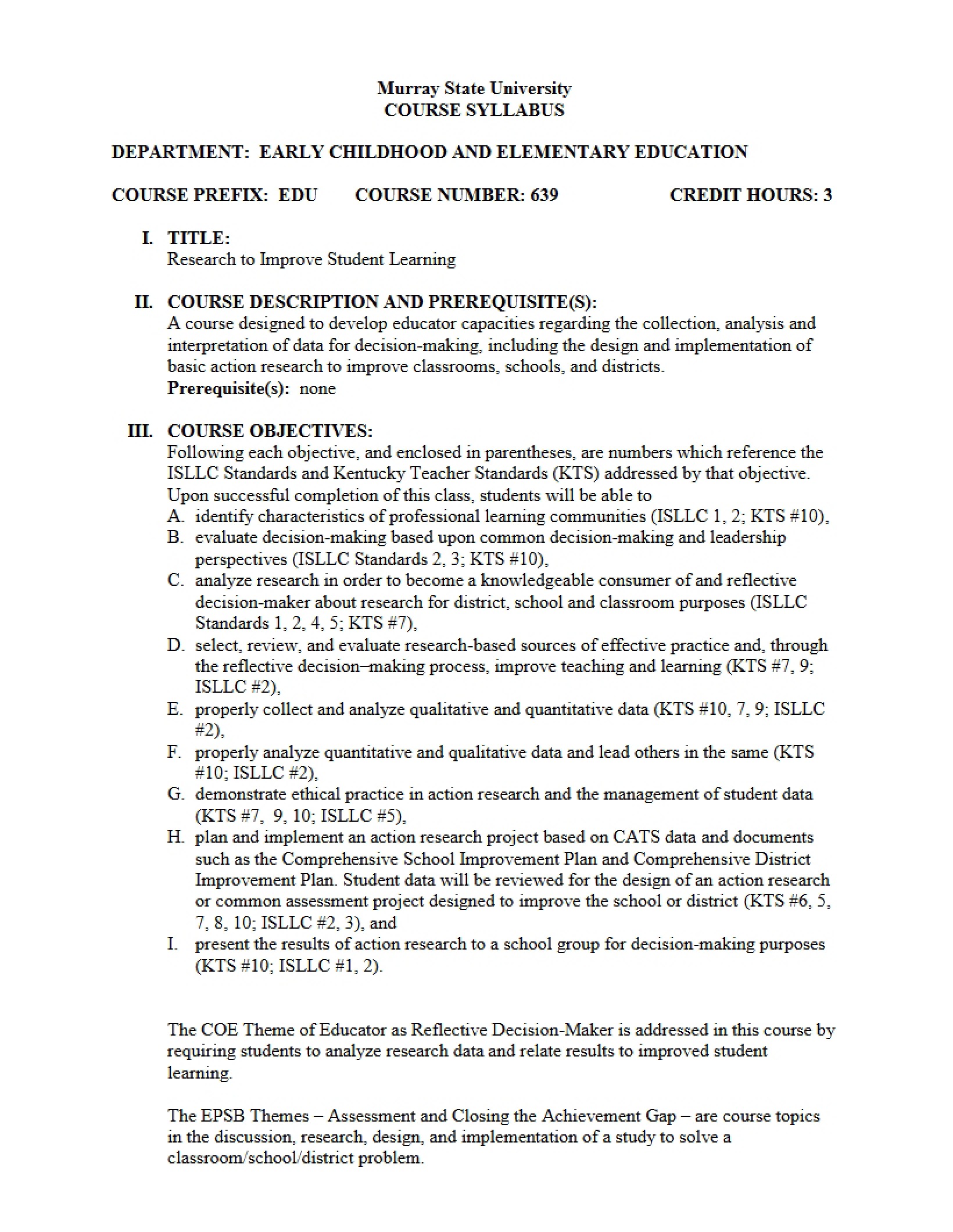 Syllabus