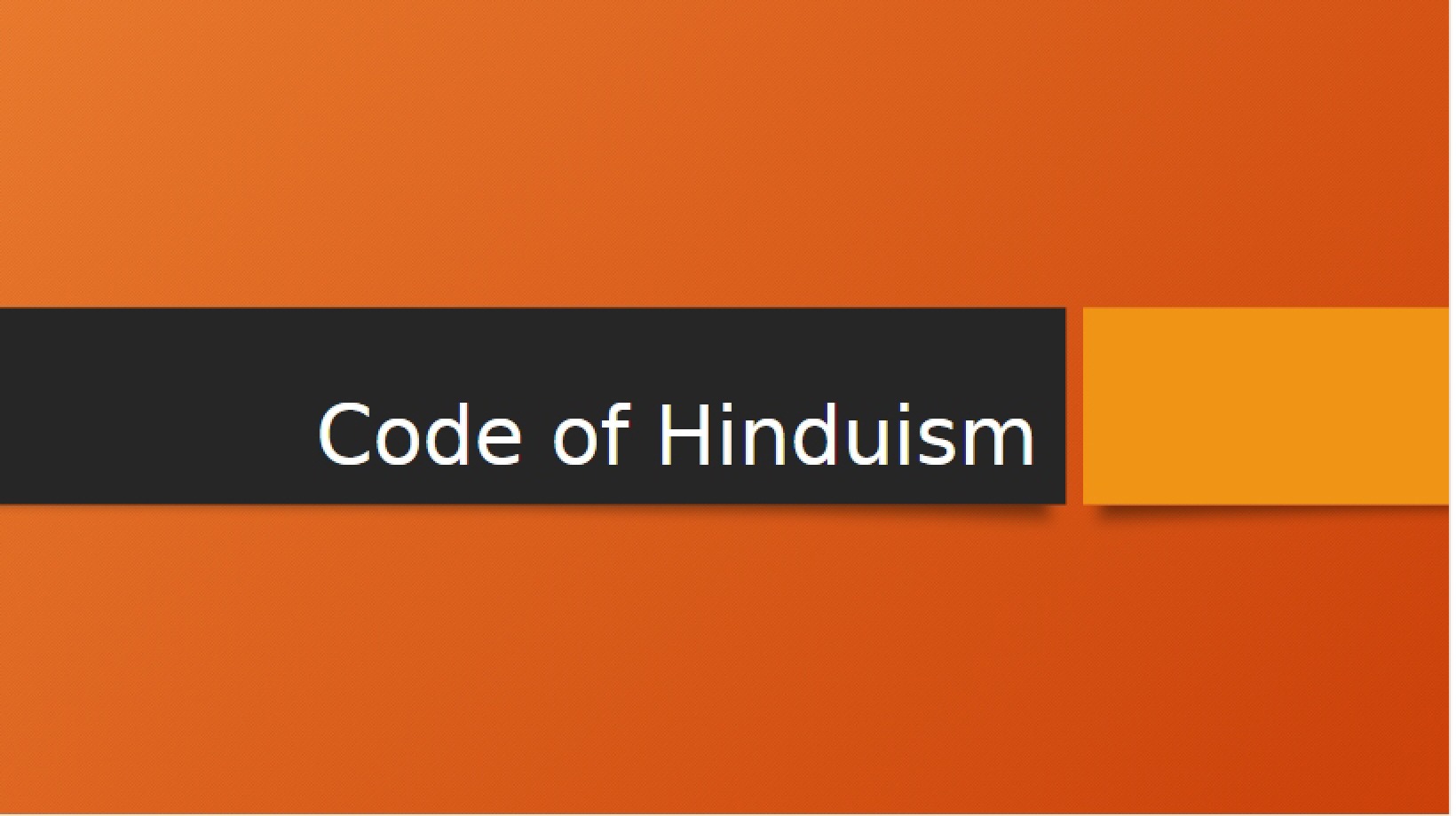 Hinduism Code