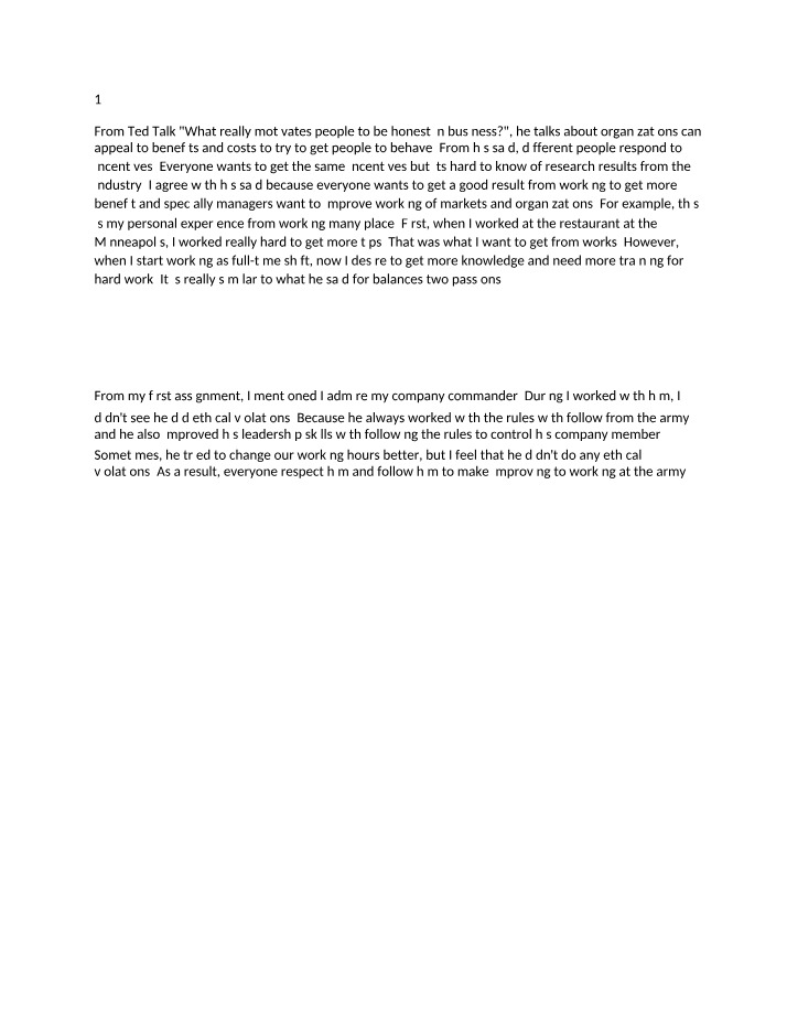 Ethics and the Leader - Module 2