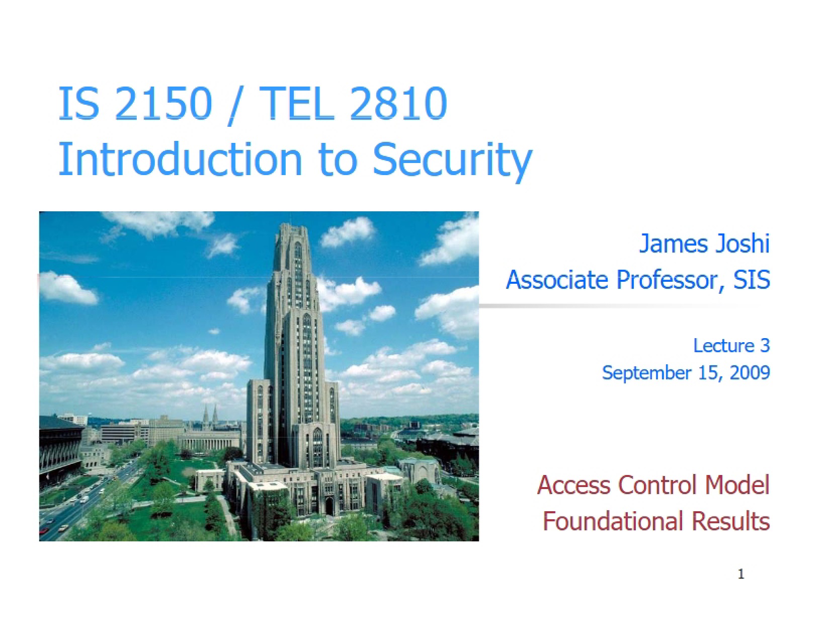 Results of Access Control Models
