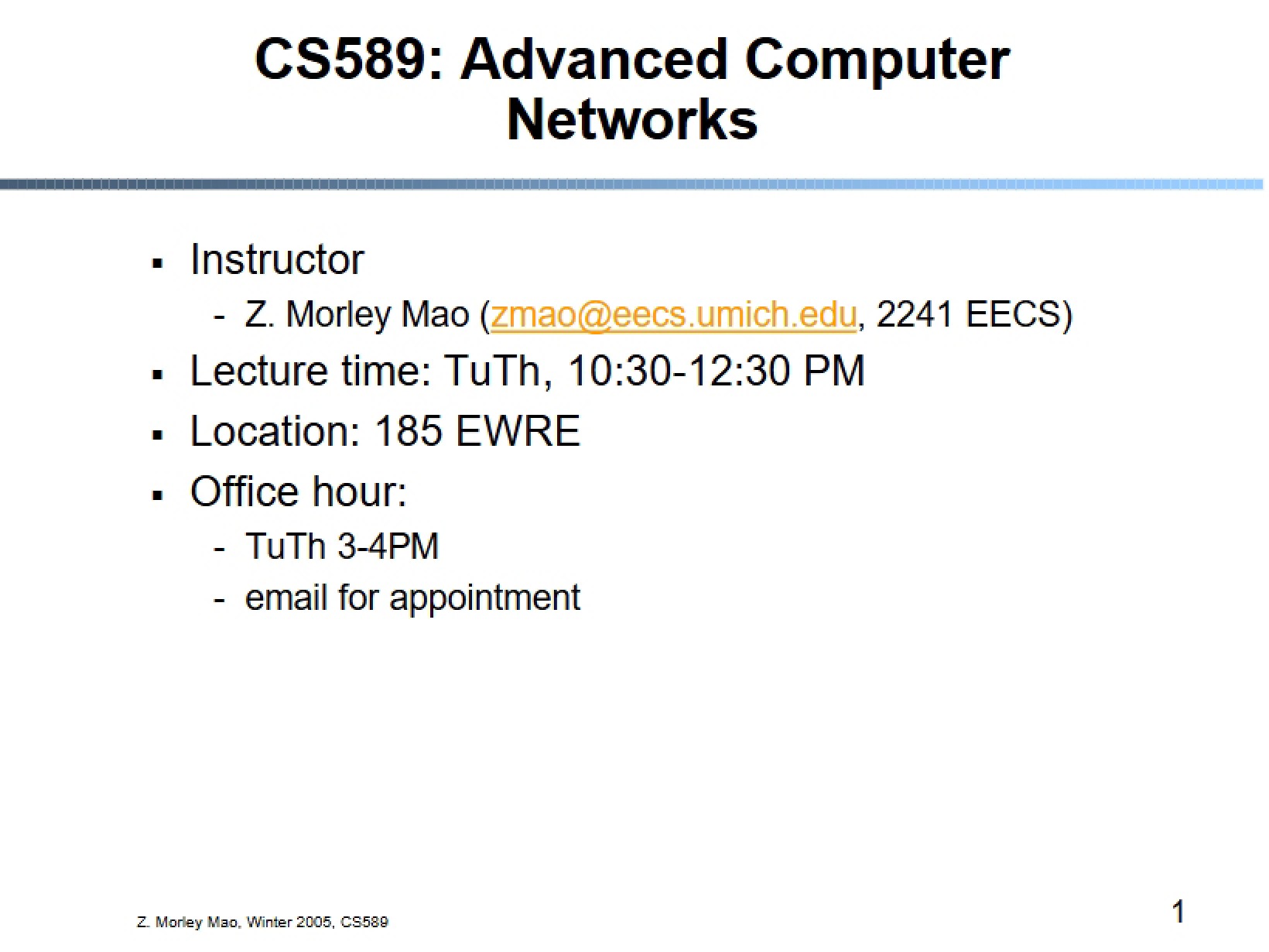 Computer Networks Advanced Concepts