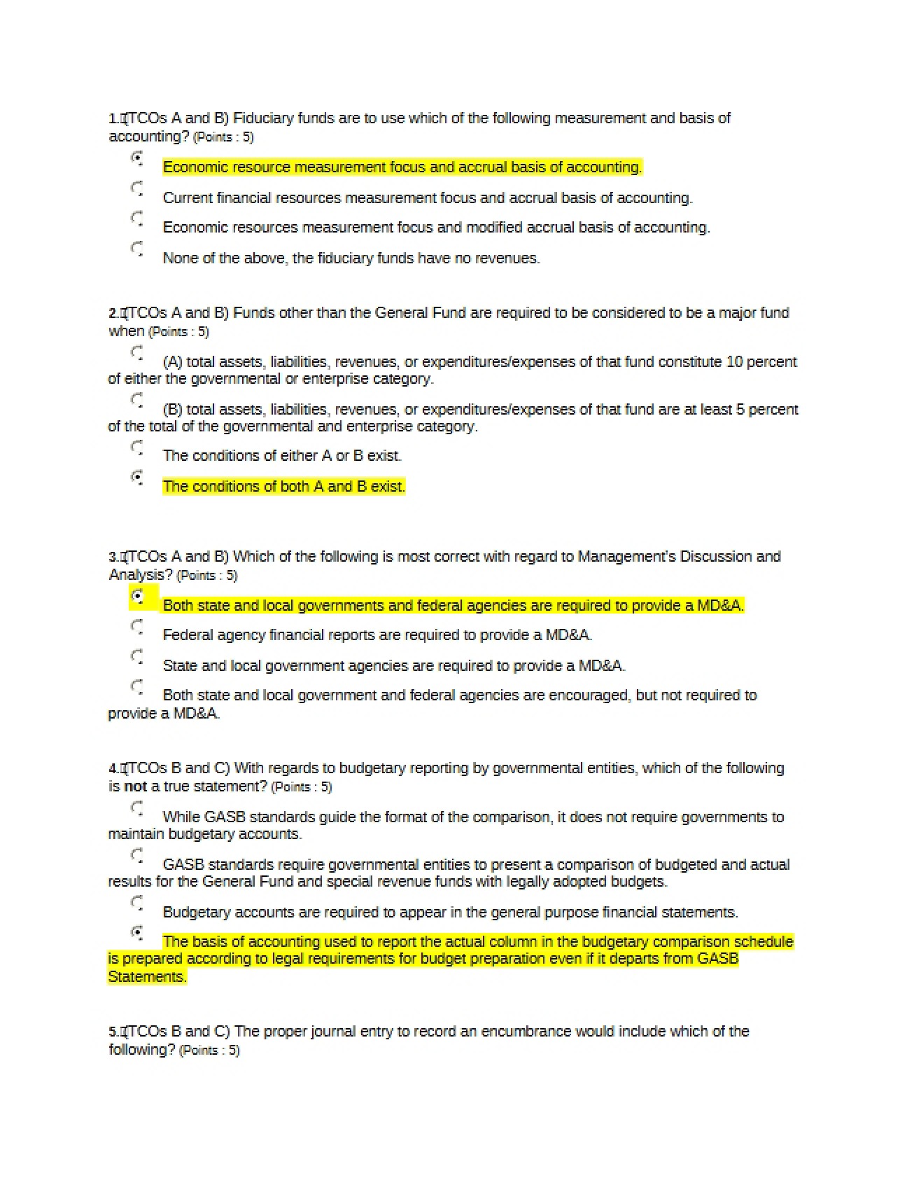 ACC 567 Final Exam