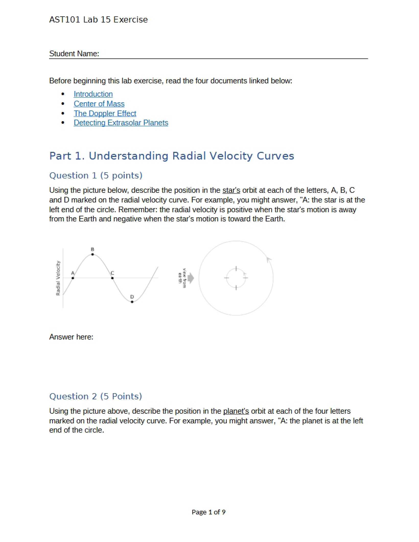 Exercise for Lab 15