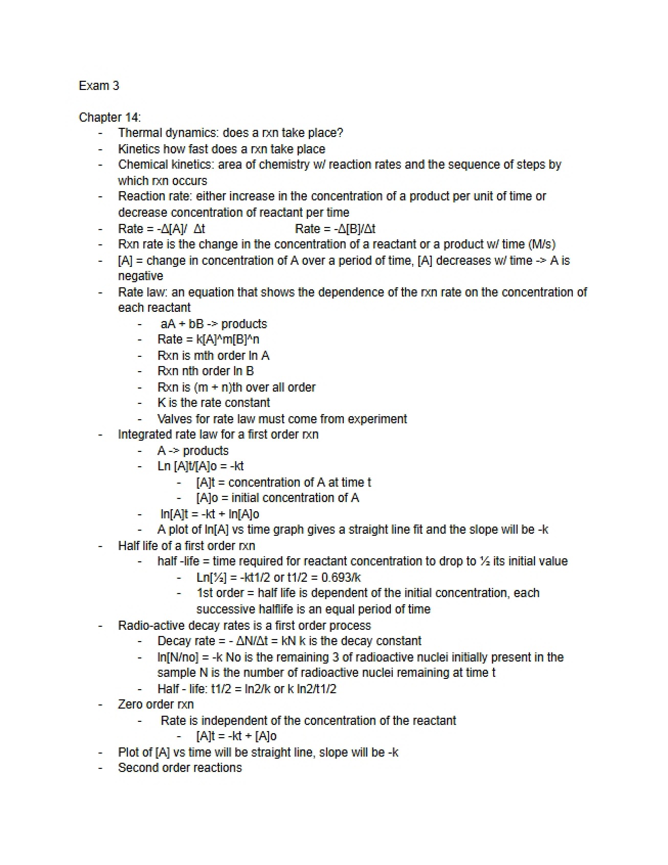 Third Examination