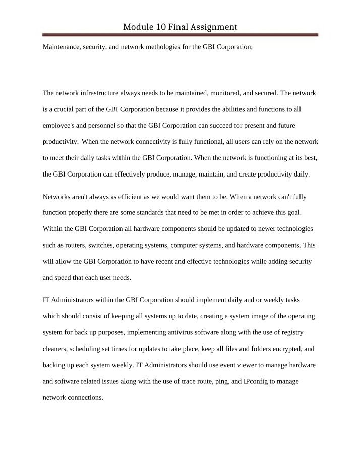 Final Assignment - Module 10