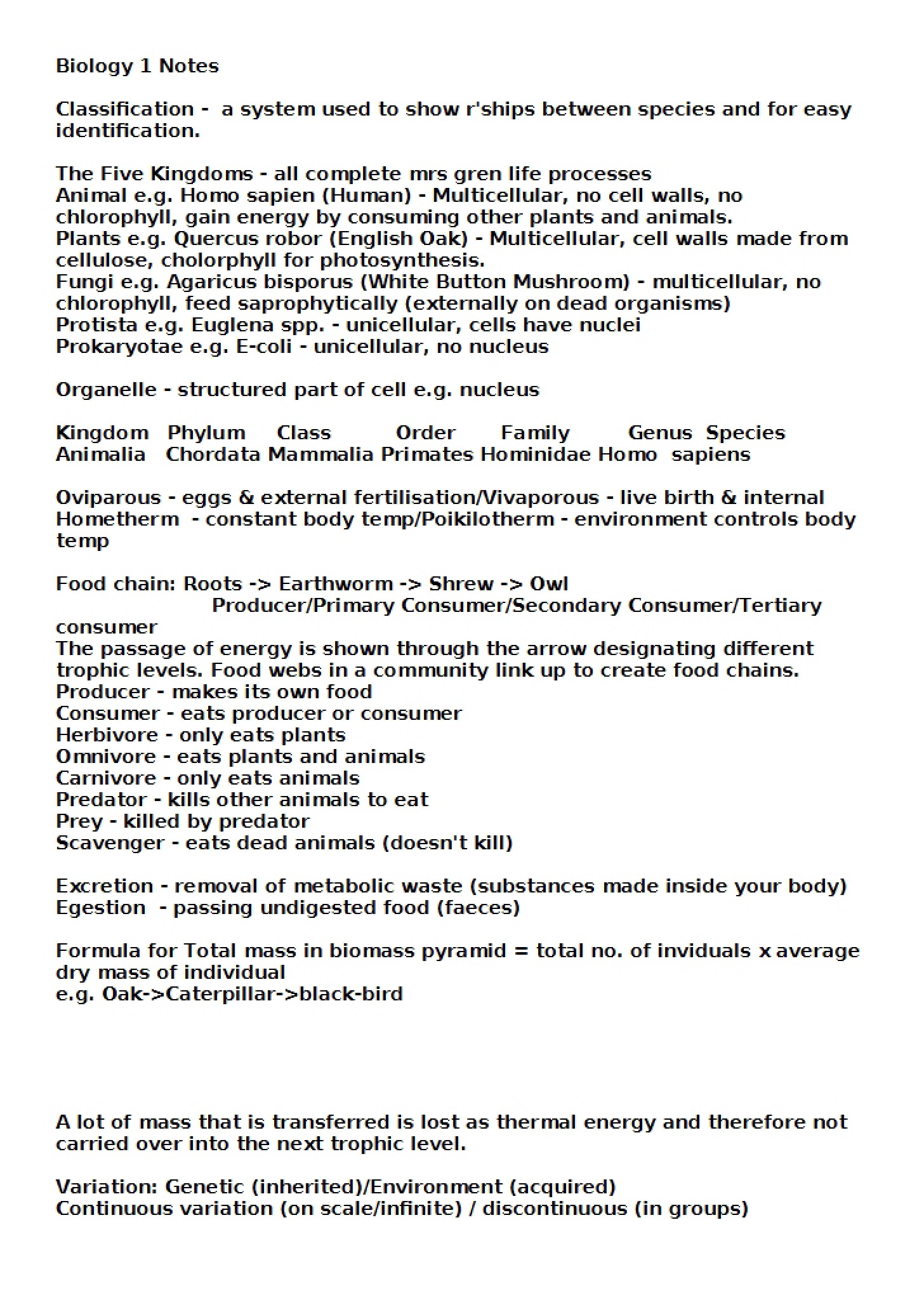 Course Notes
