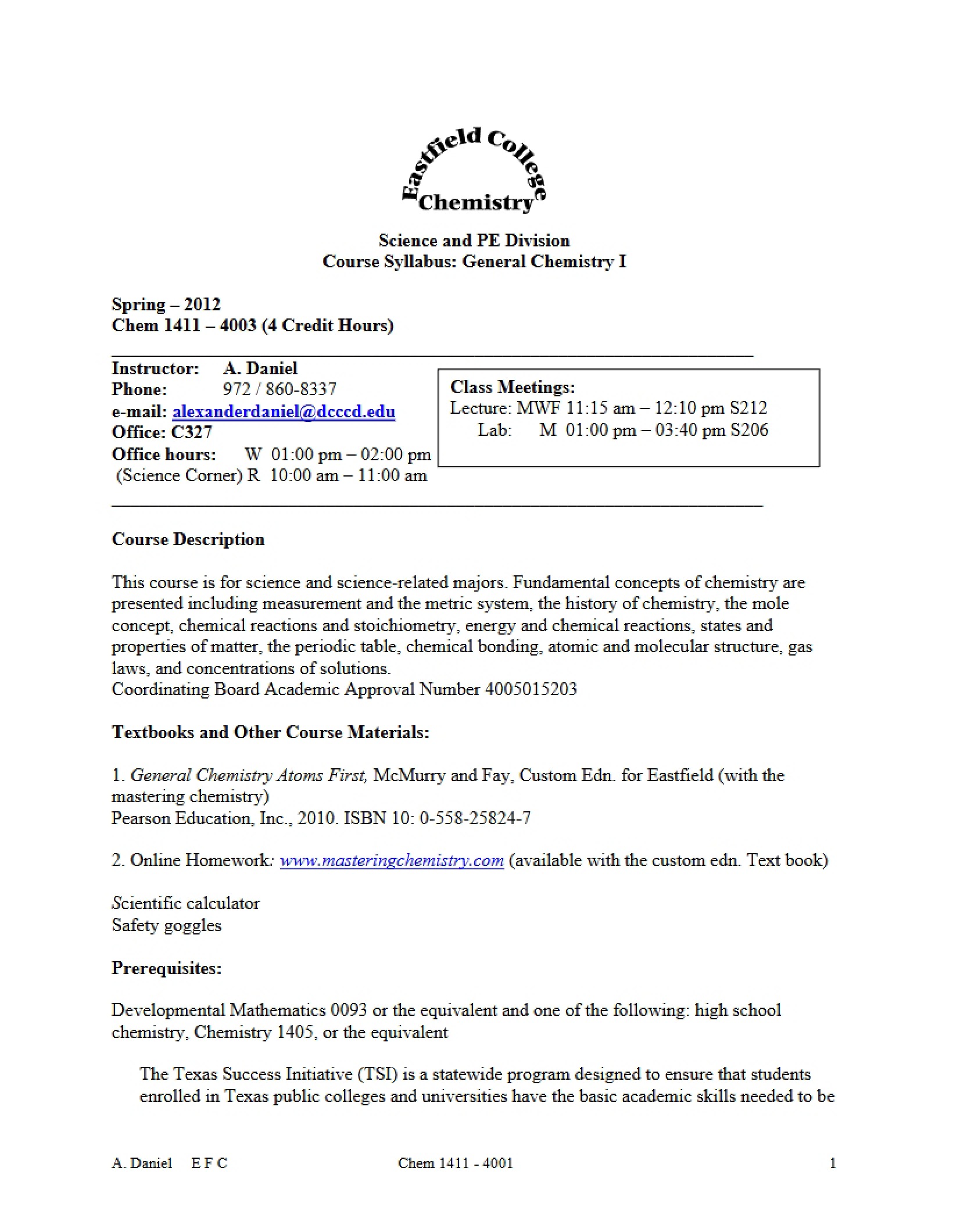 Syllabus