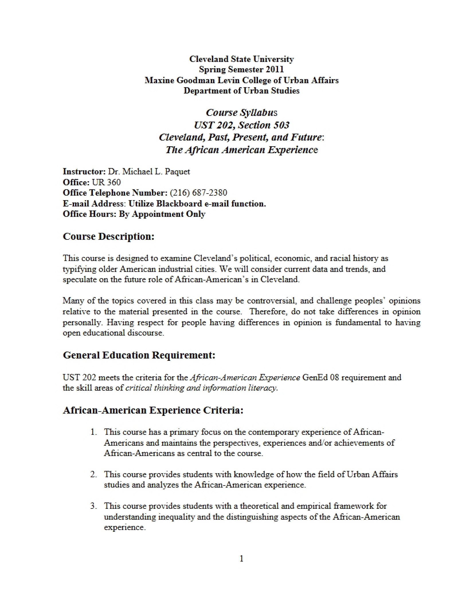 Course Guide UST 202