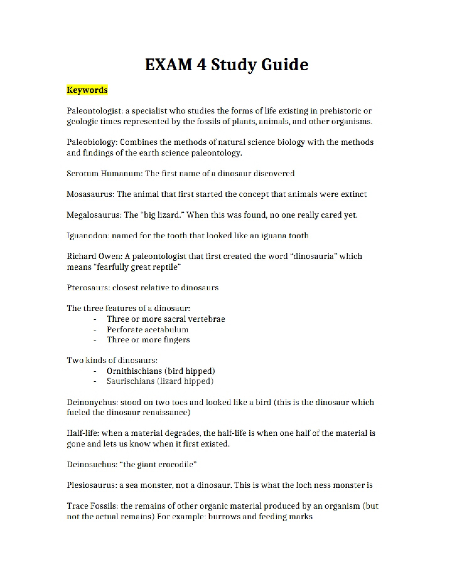 Final Unit Study Resource