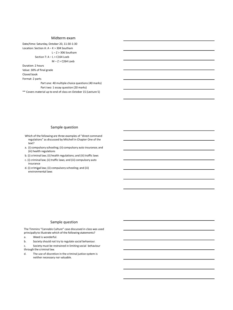 LAWS2301 Course Material
