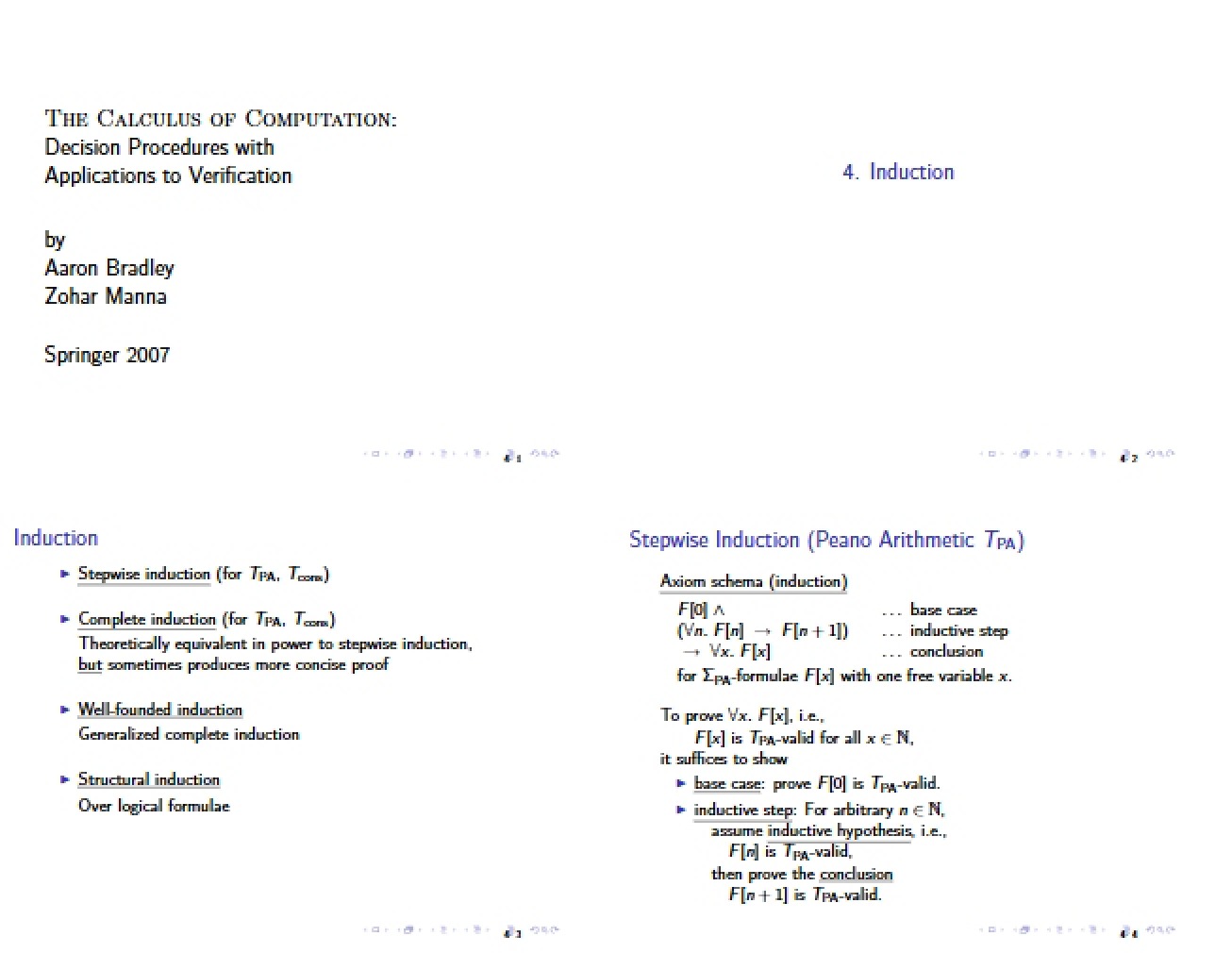 Calculus of Computation Lecture Notes (Set 6)