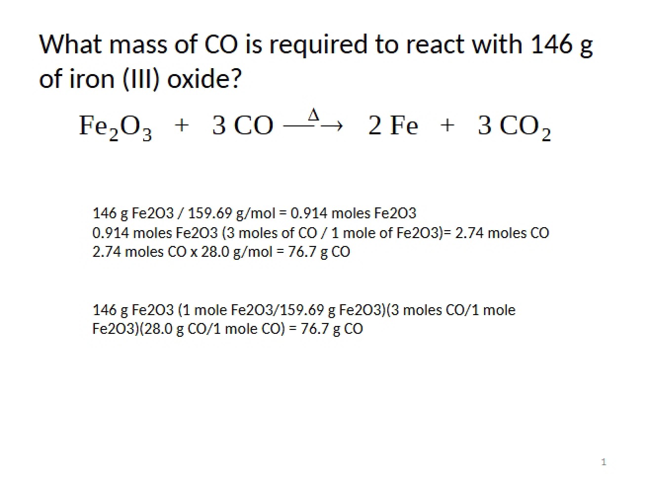 Chemistry - Chapter 3 - Part 1