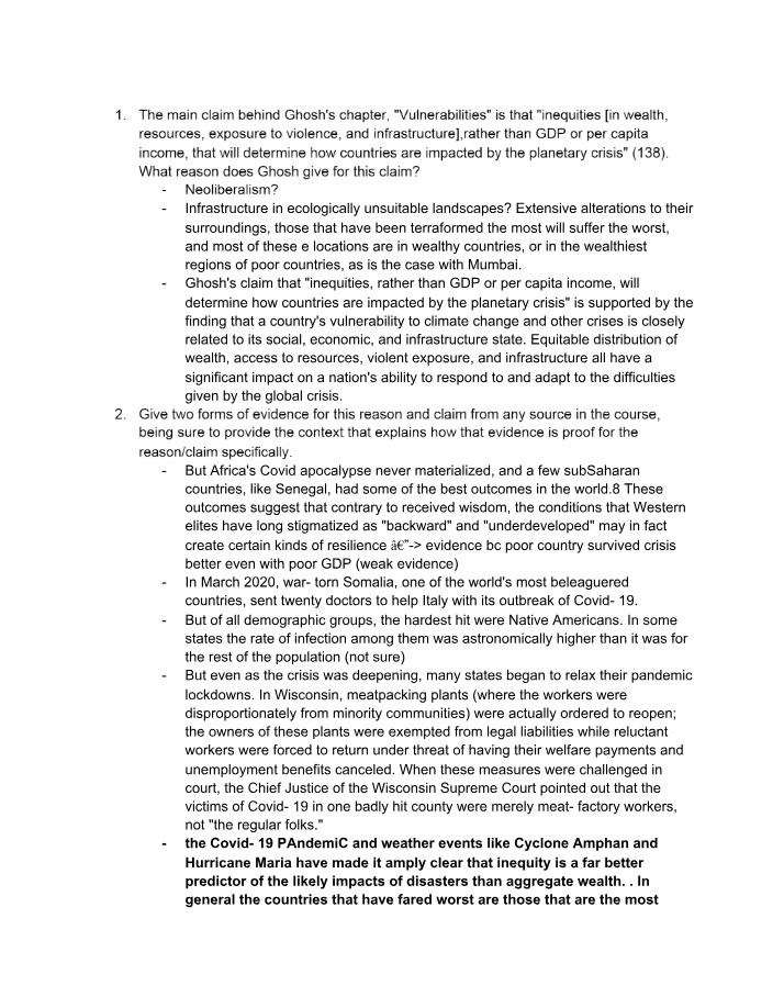 Discussion Questions for GEOG 1050 Vulnerabilities