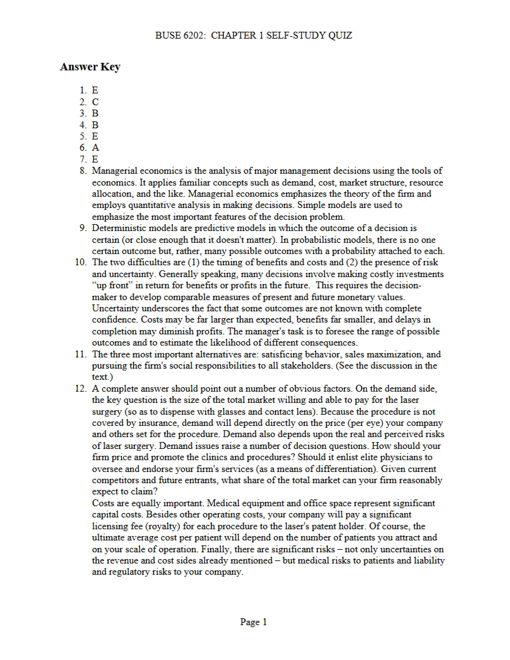 Guide for Financial Study