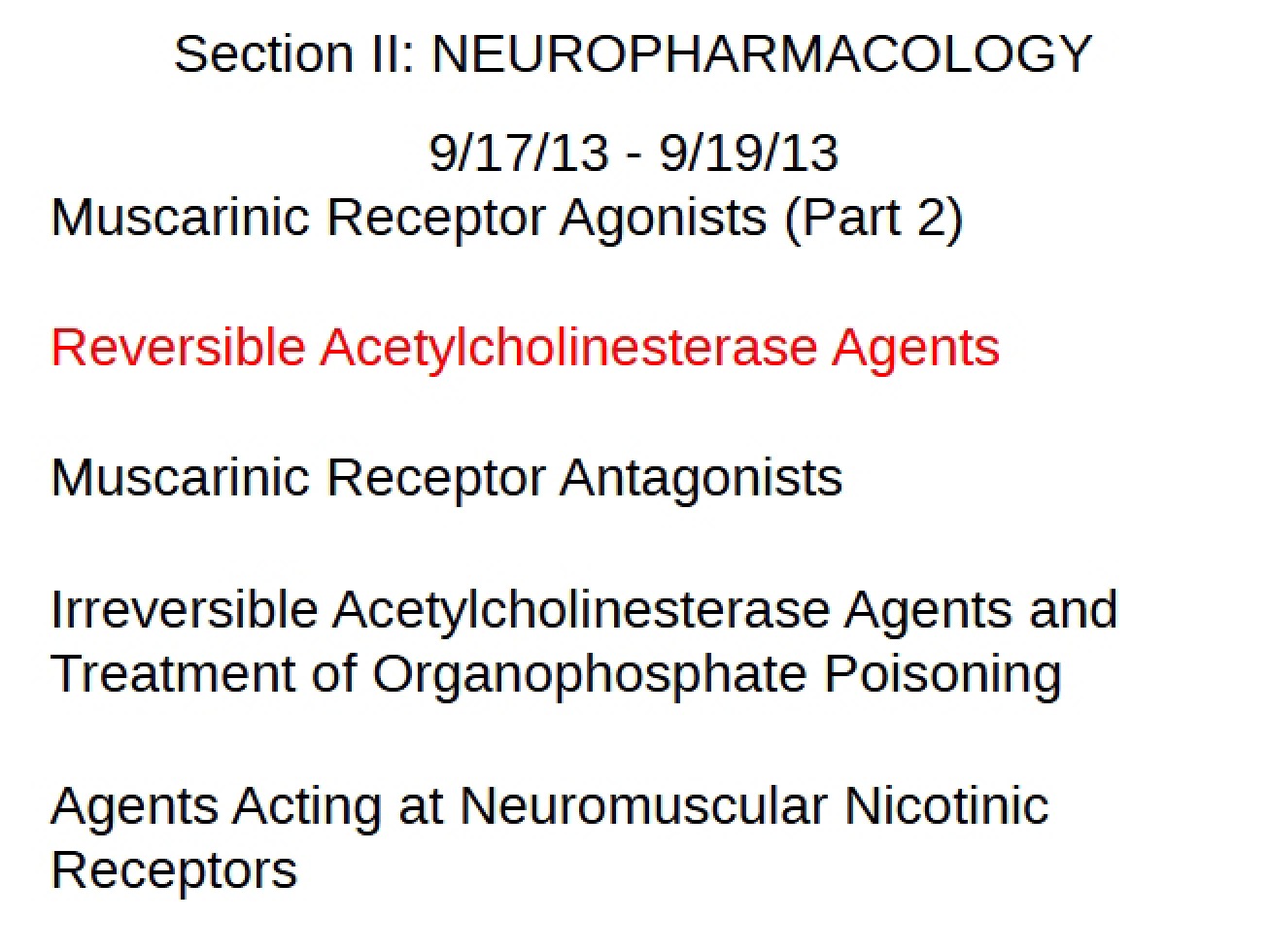 Unit 13 Pharmacology