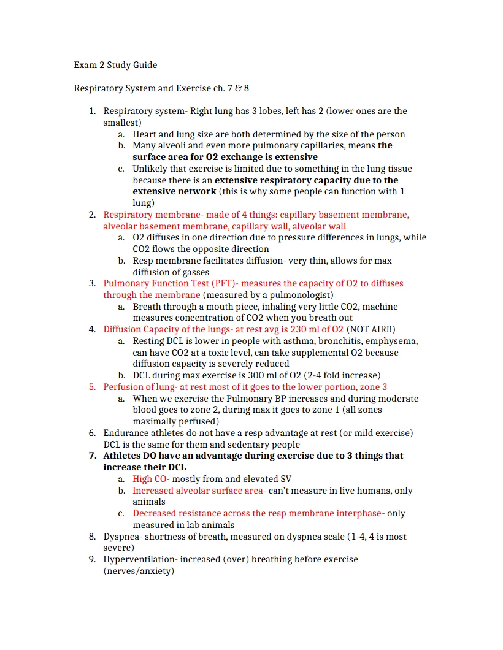 Guide for Second Exam