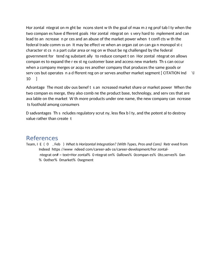 Horizontal Integration - Pros and Cons of Increasing Market