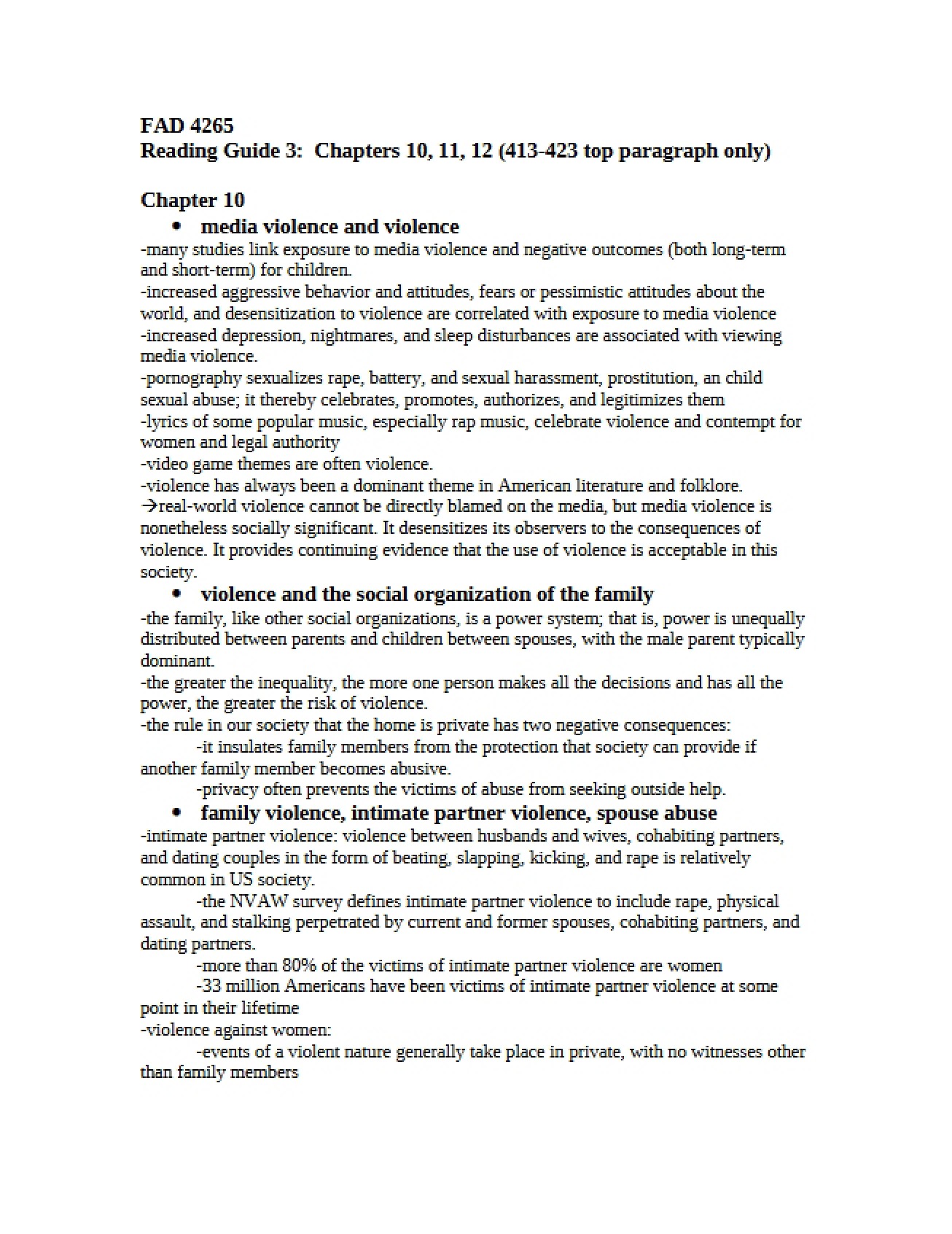 Guide for the Third Reading Assignment
