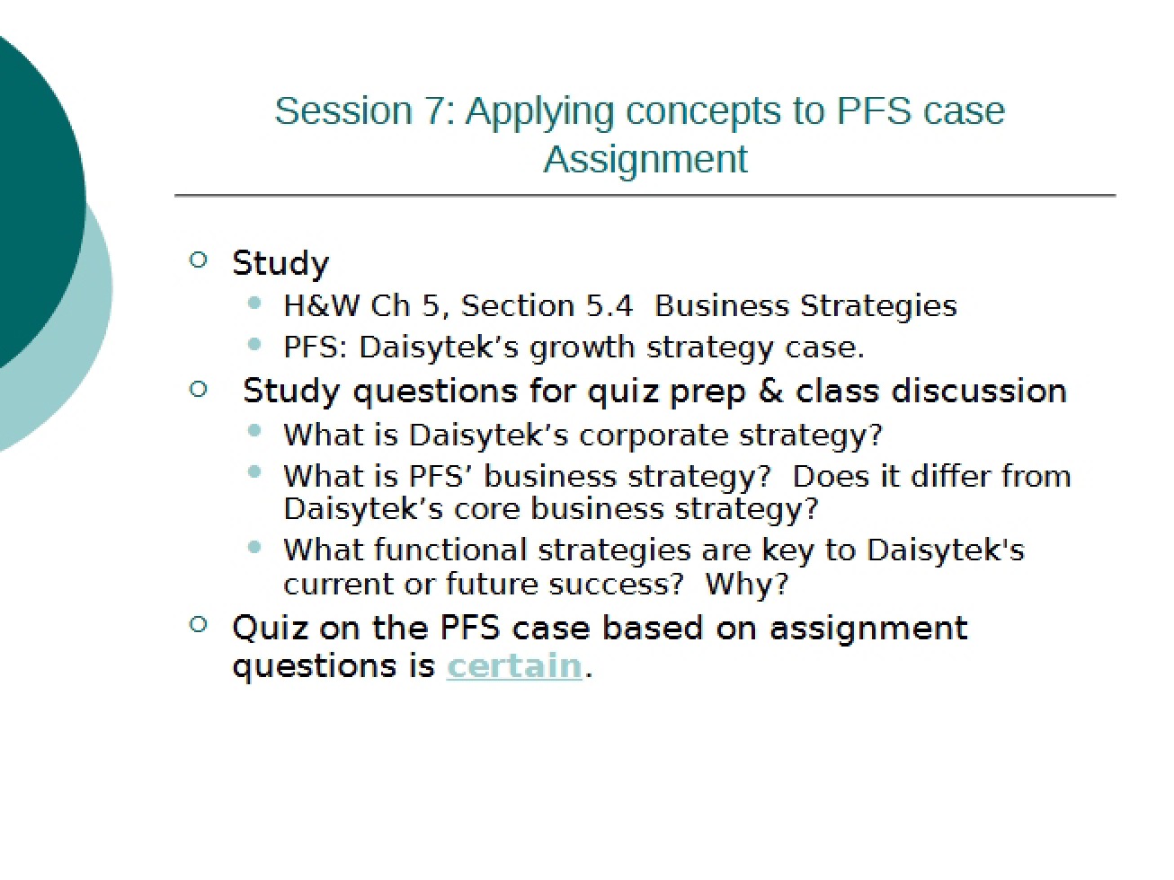 Lecture Materials