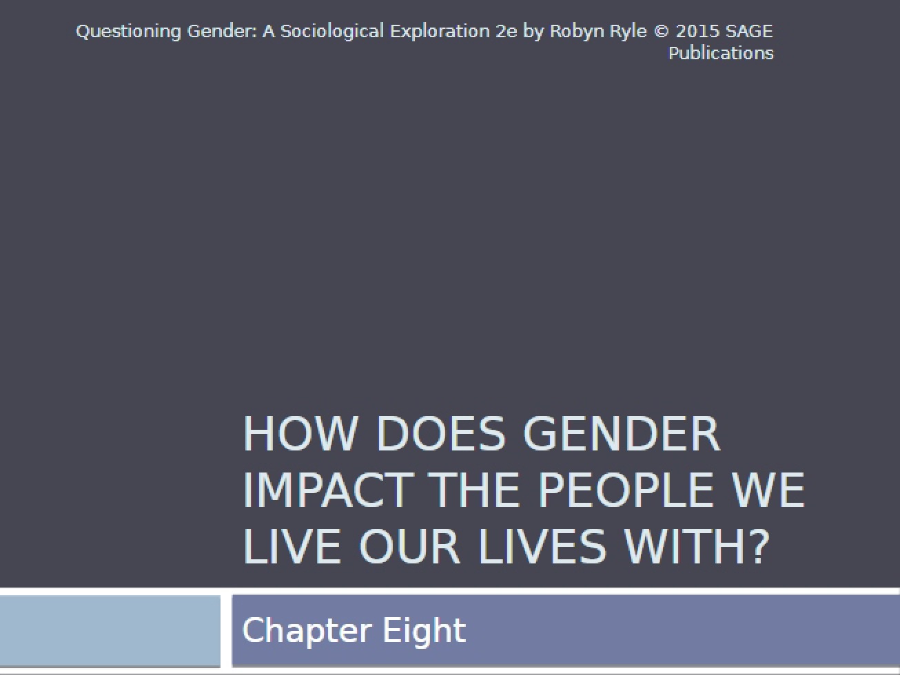 Class on Marriage (Chapter 08)