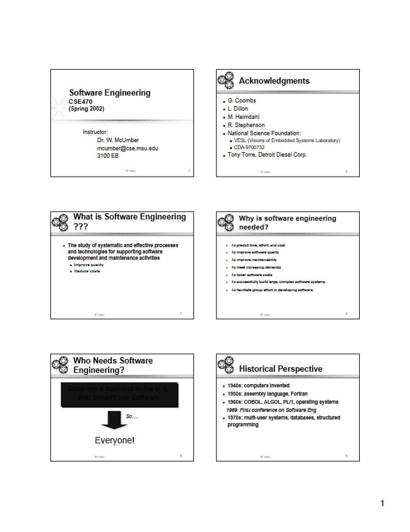 Software Engineering Concepts