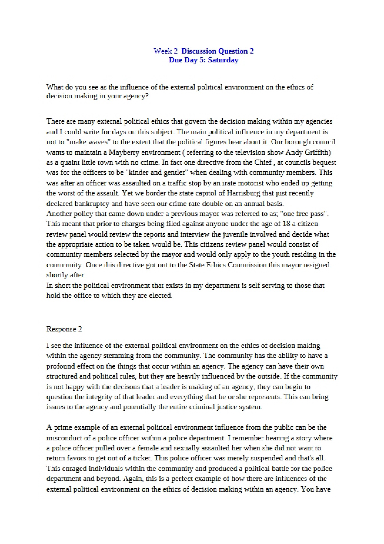 Scholarly Paper