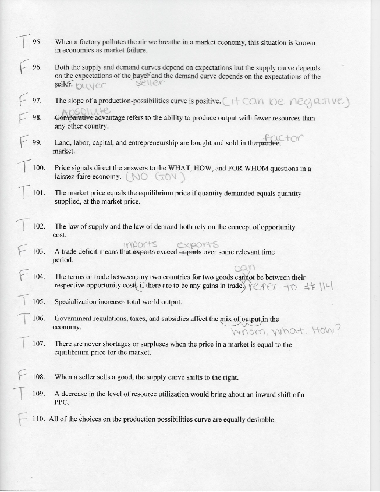 In-depth Study Guide for Principles of Economics