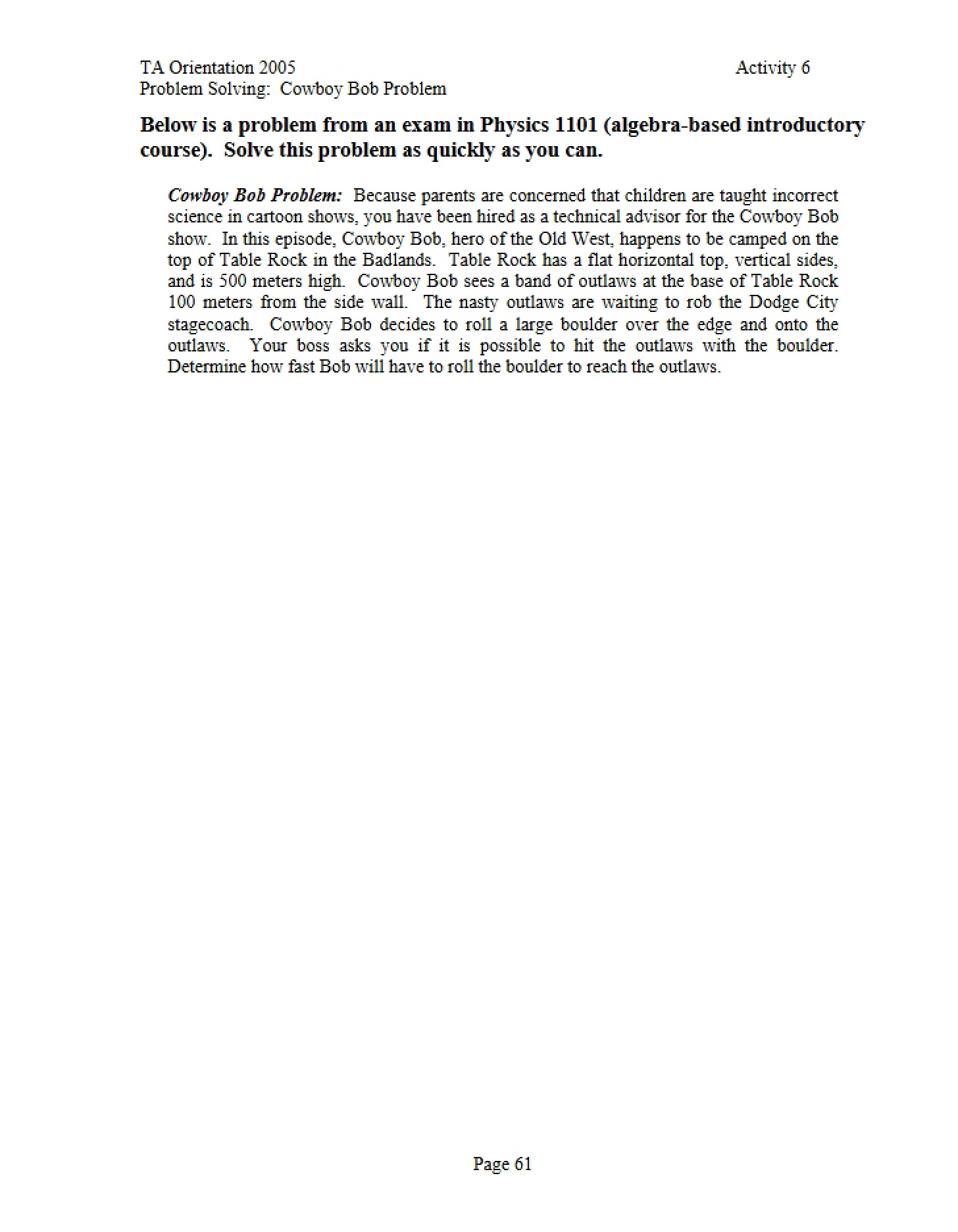 Assignment Problems