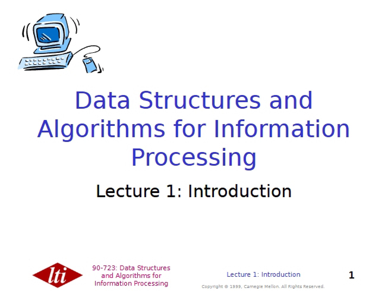 Algo Lecture 1