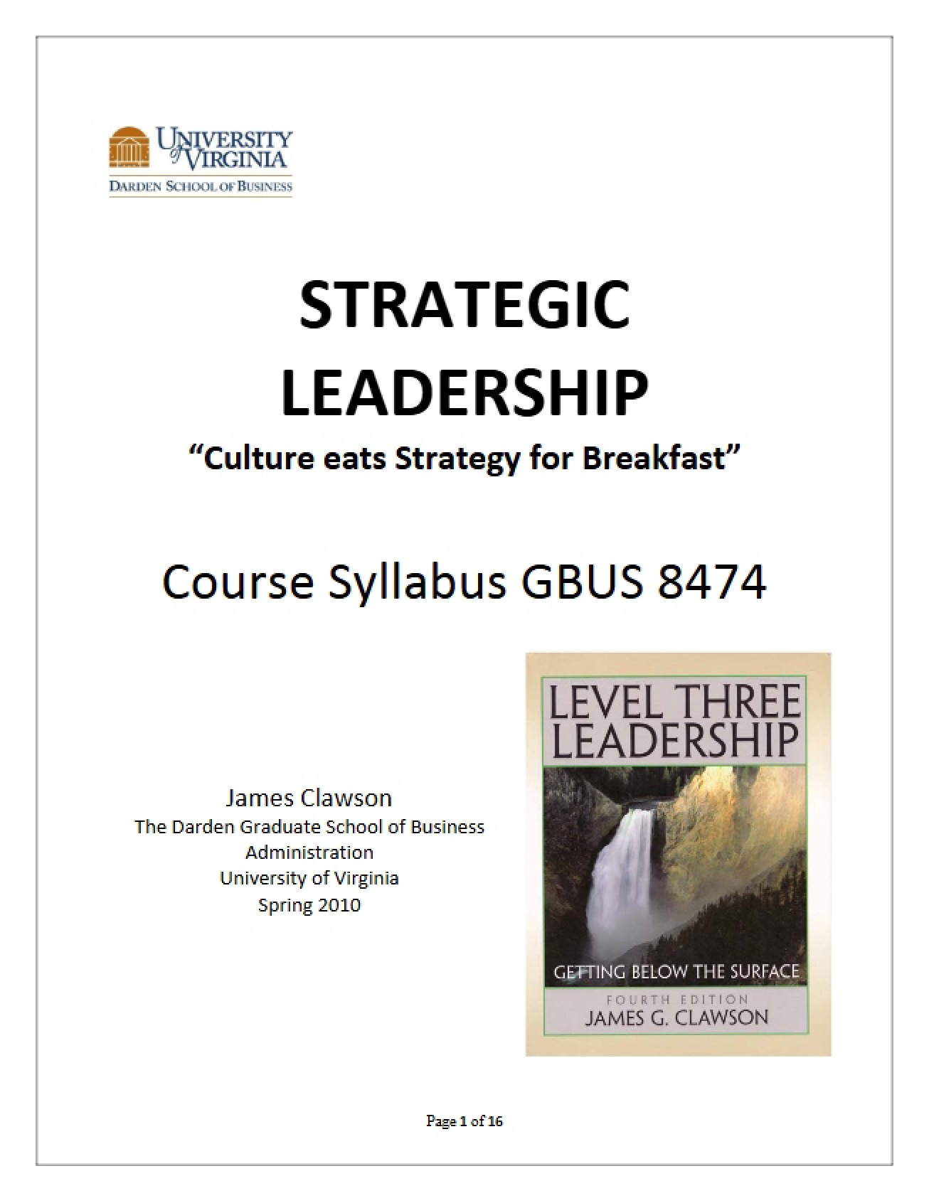 Course Outline