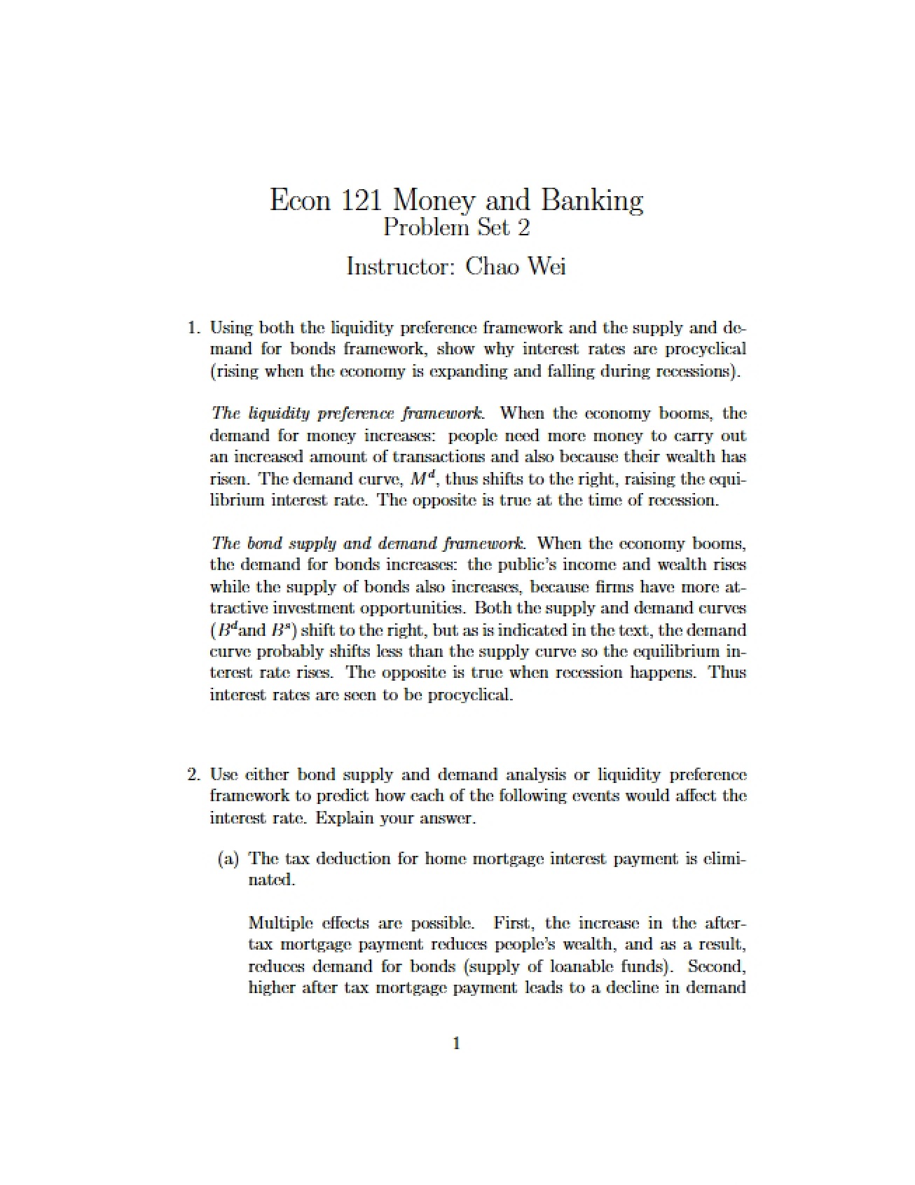 Problem Set 2