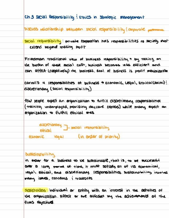 Chapter 3 Study Notes