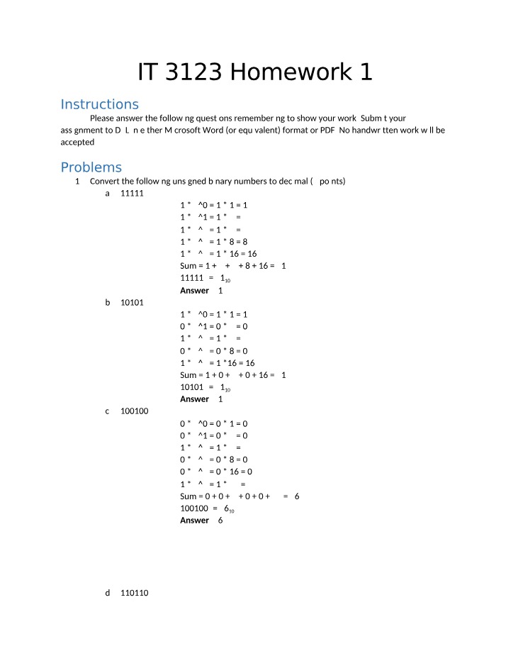 IT 3123 Homework 1 Draft