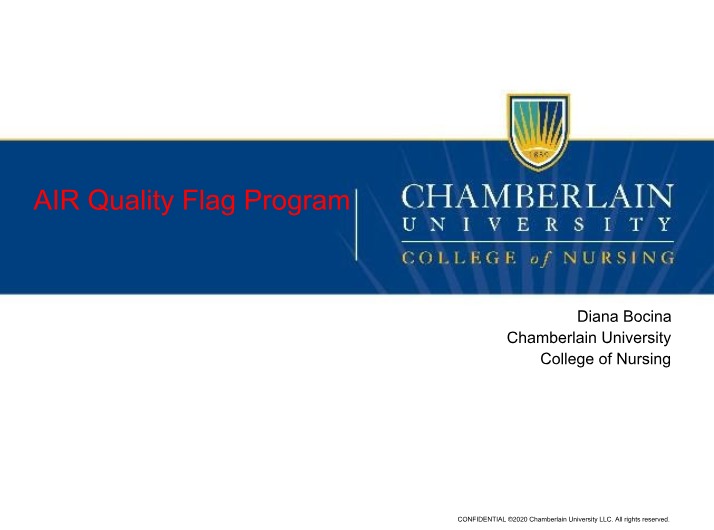 Flag Program for Air Quality
