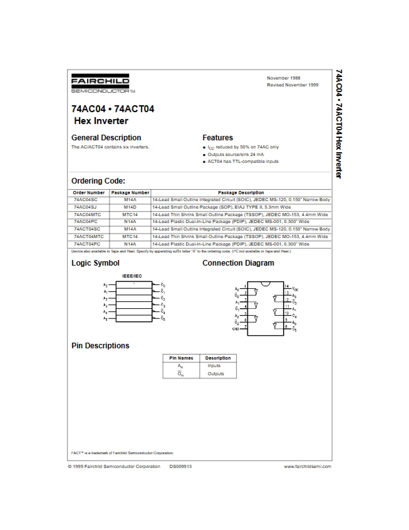 Introduction to the 74AC04