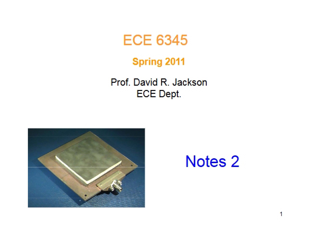 Notes 2