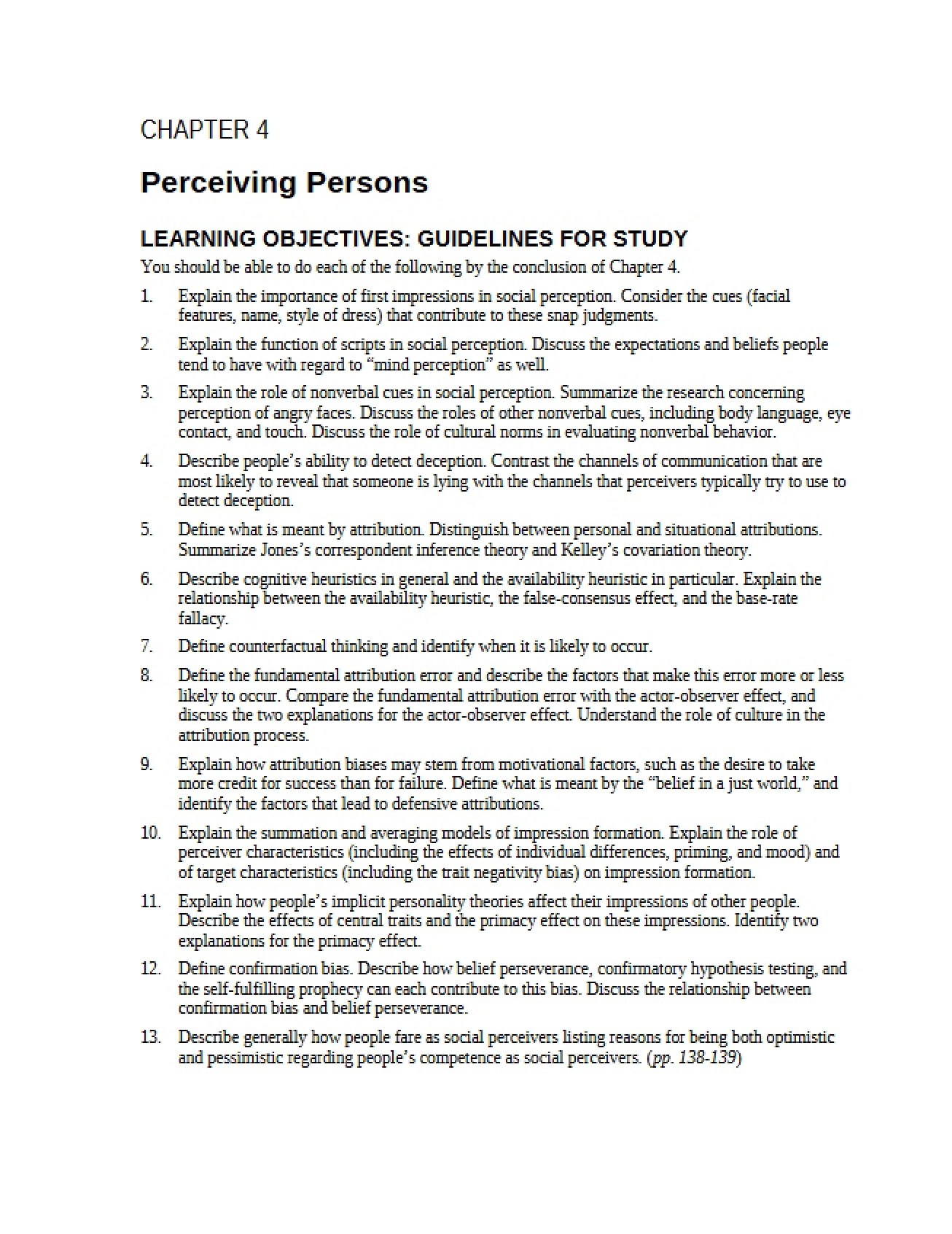 Person Perception