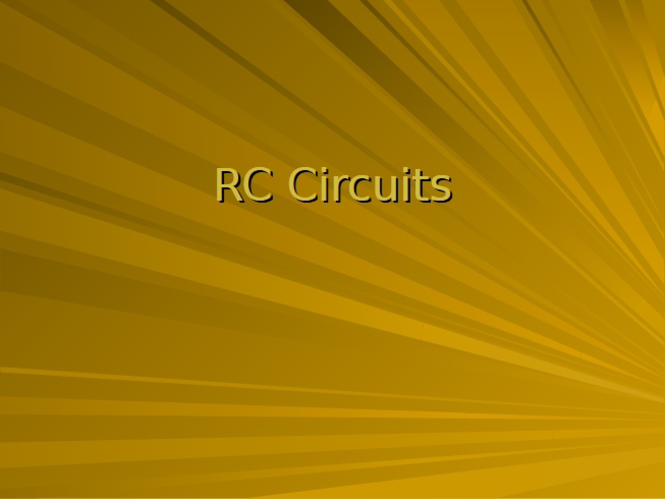 Circuits RC