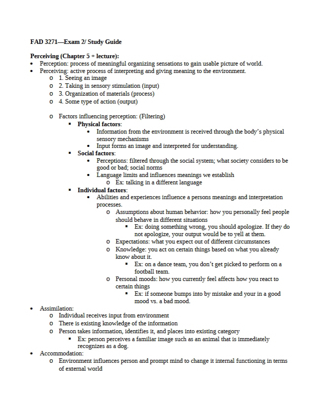 Ecological Development Second Examination