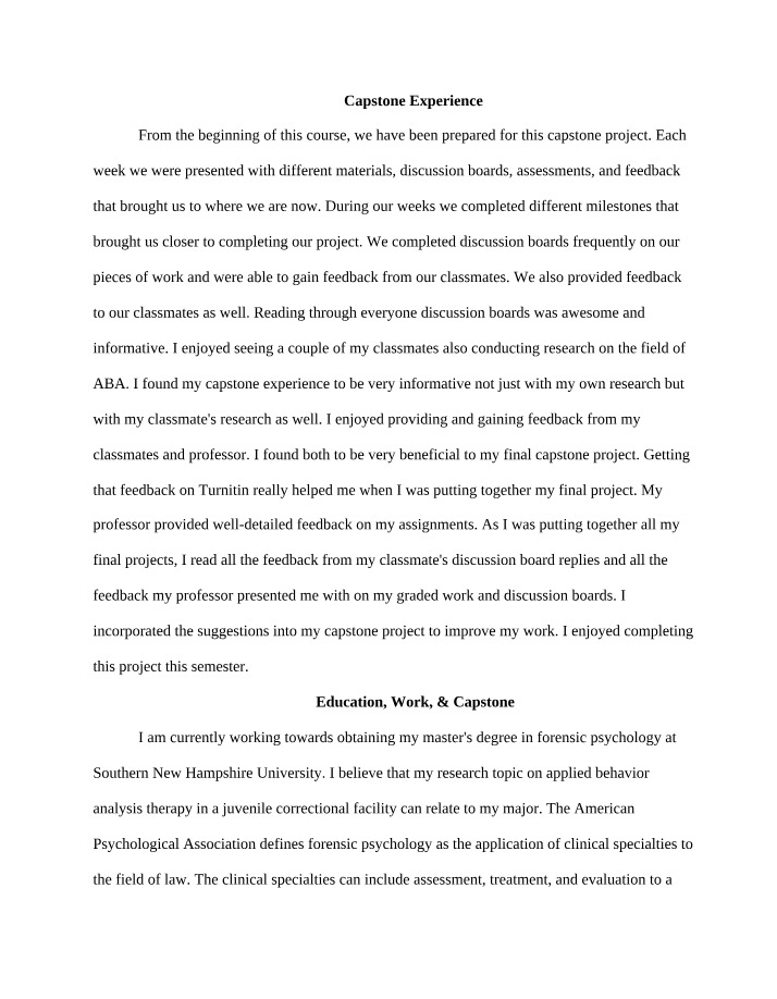 Impact of ABA Therapy in Juvenile Corrections