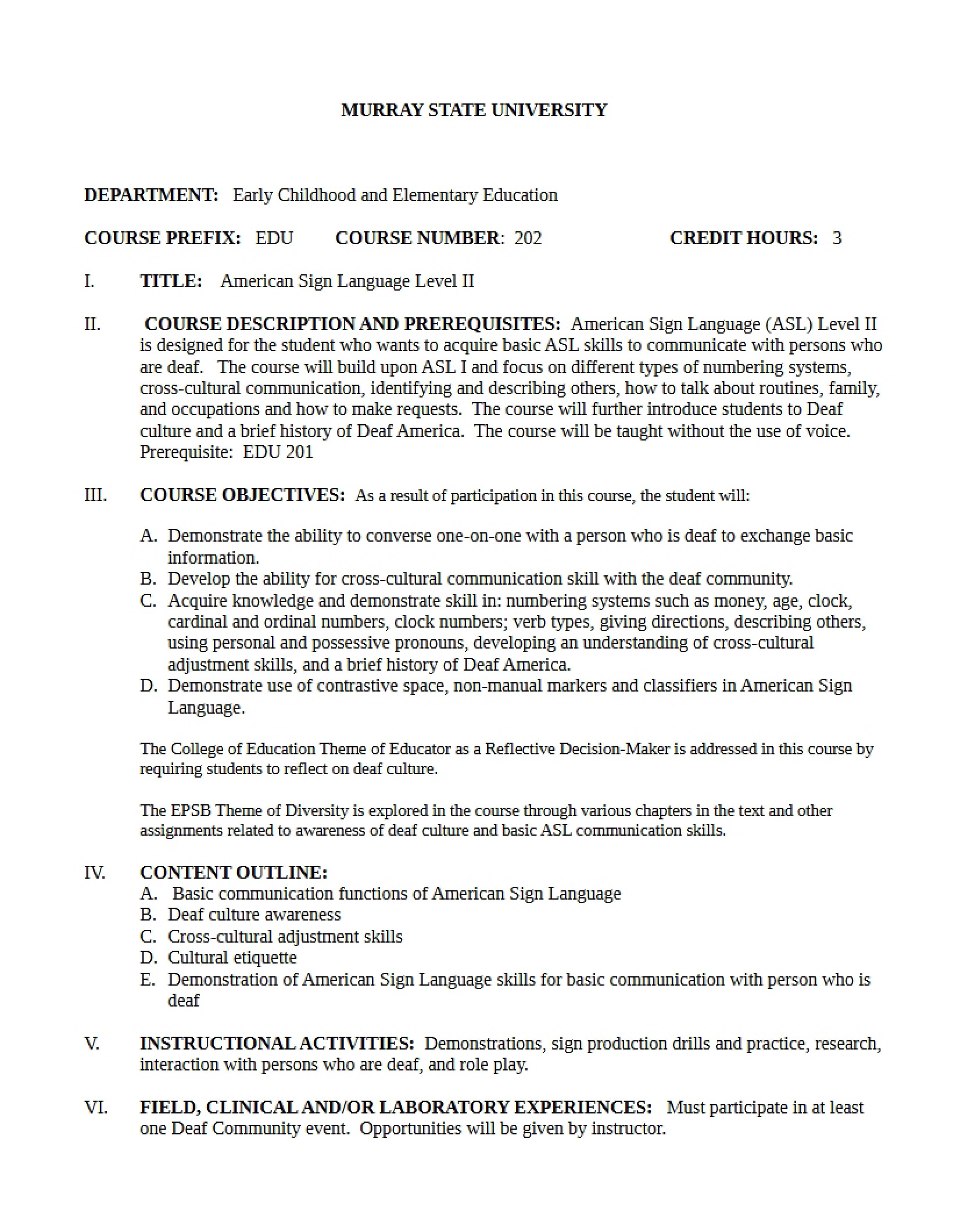 Syllabus